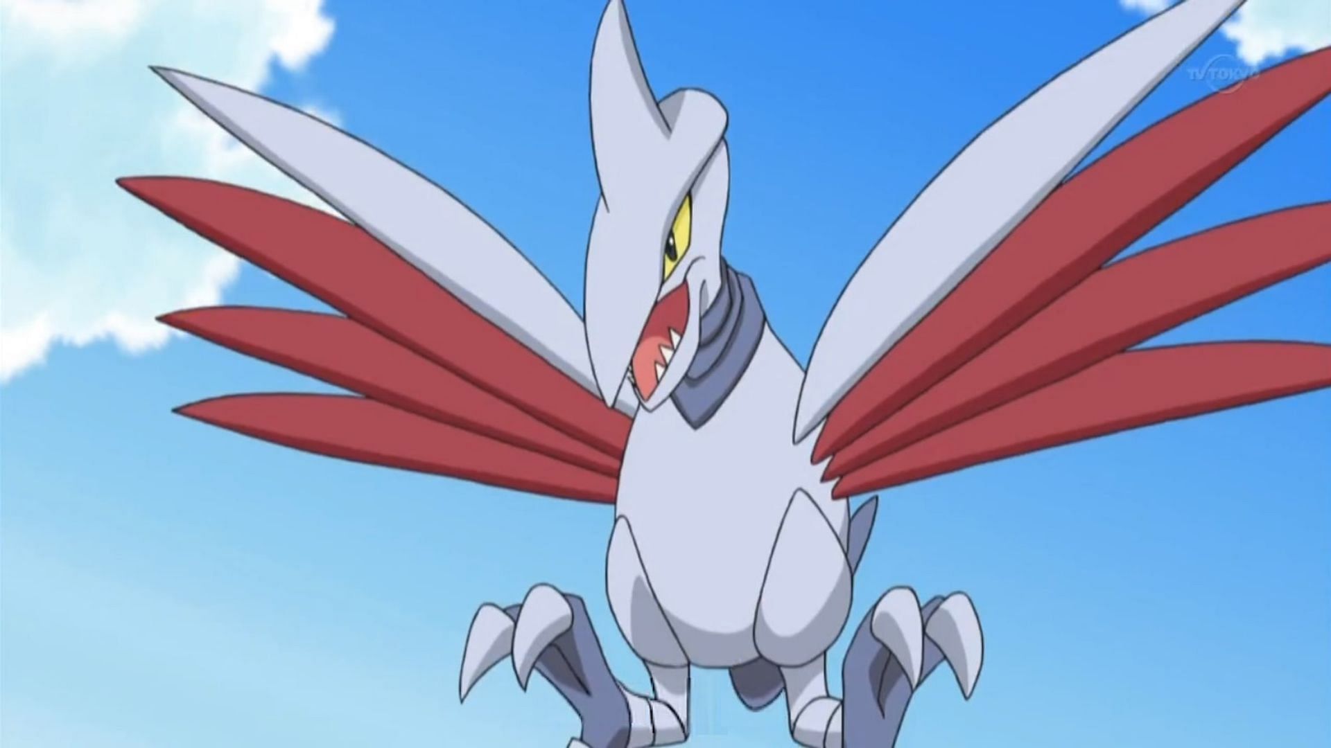 Skarmory as it appears in the anime (Image via The Pokemon Company)