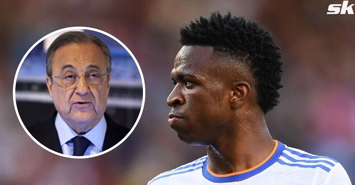 Vinicius Jr informs Florentino Perez about offer from European giants amidst Real Madrid contract stand-off.