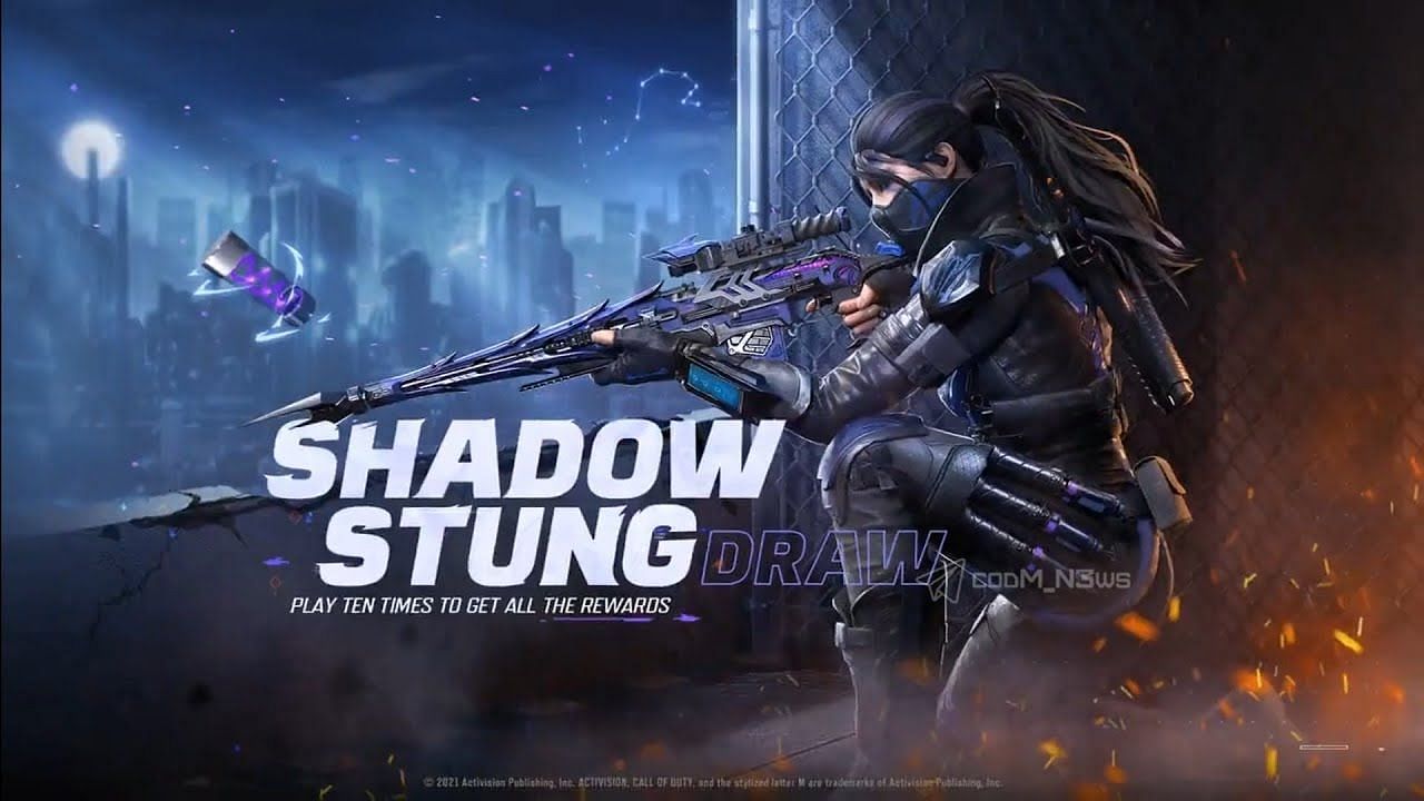 The Shadow Strung Draw is now out in COD Mobile, along with the SVD-Toxicant Legendary Blueprint (Image via Activision)