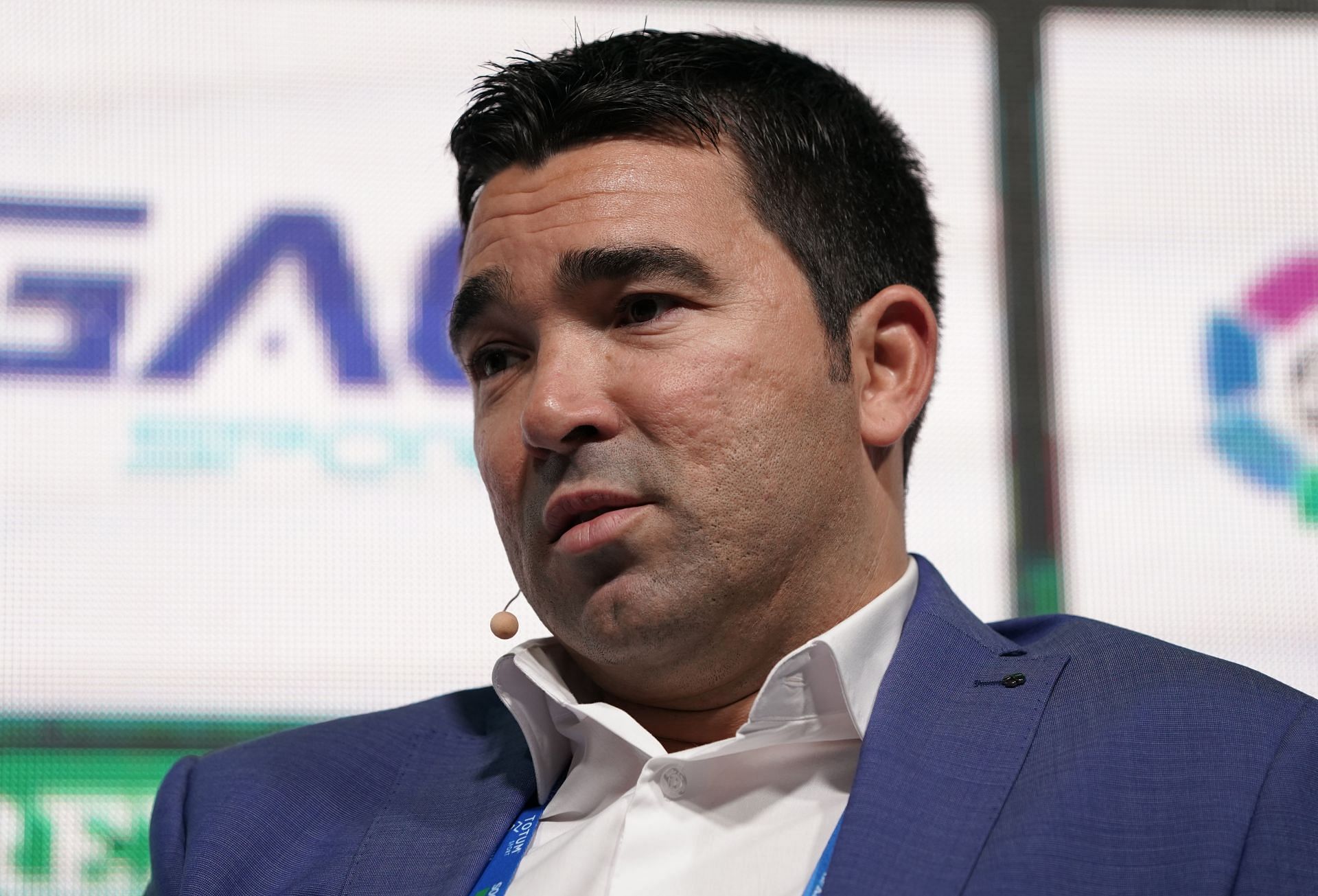 Legendary Portugal player Deco during the Soccerex Europe - Day 1
