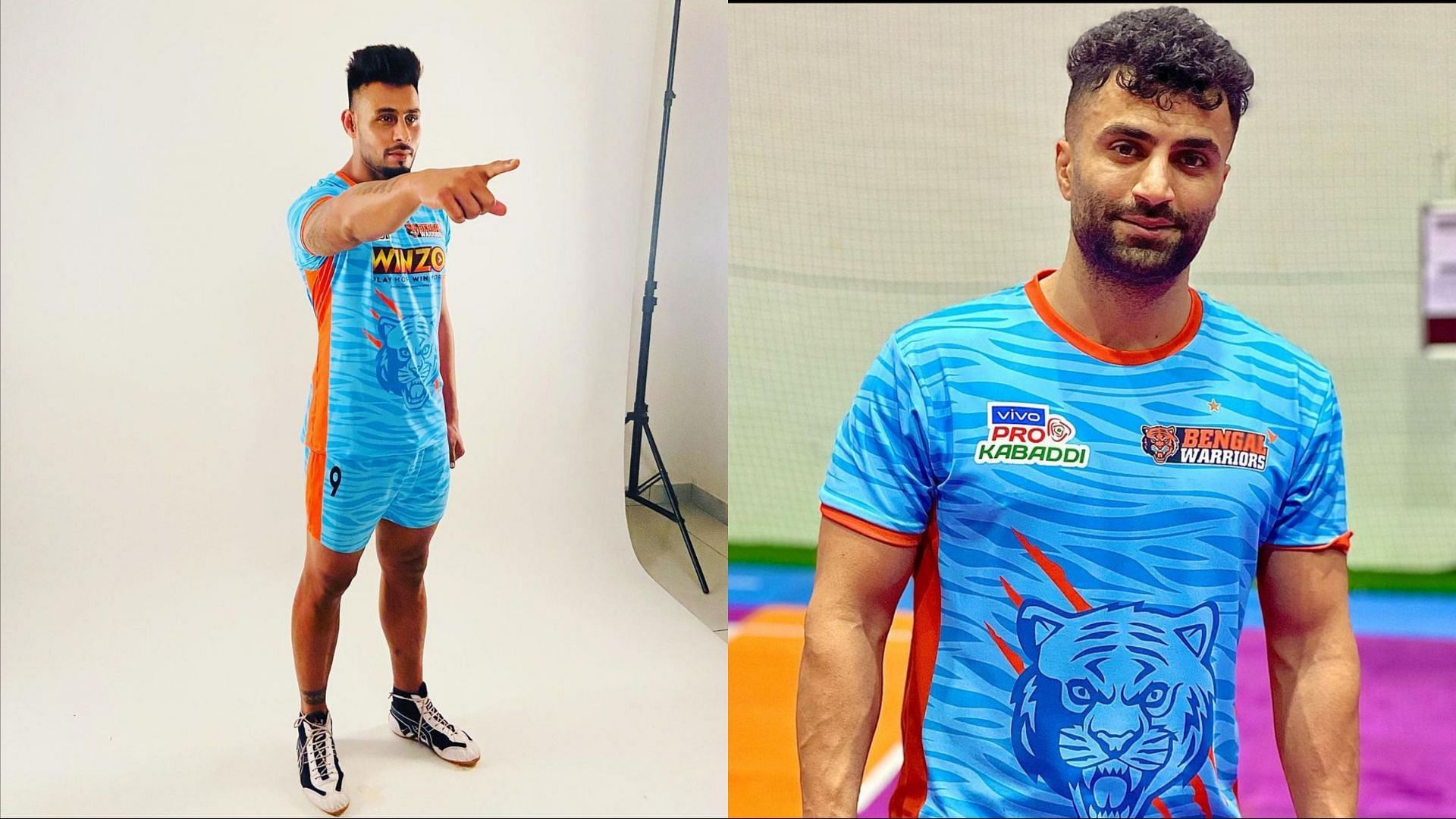 Maninder Singh (L) and Mohammad Esmaeil Nabibakhsh will be the key players for the Bengal Warriors