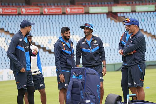 Team India's training session from SuperSport Park - Image Courtesy: BCCI Twitter