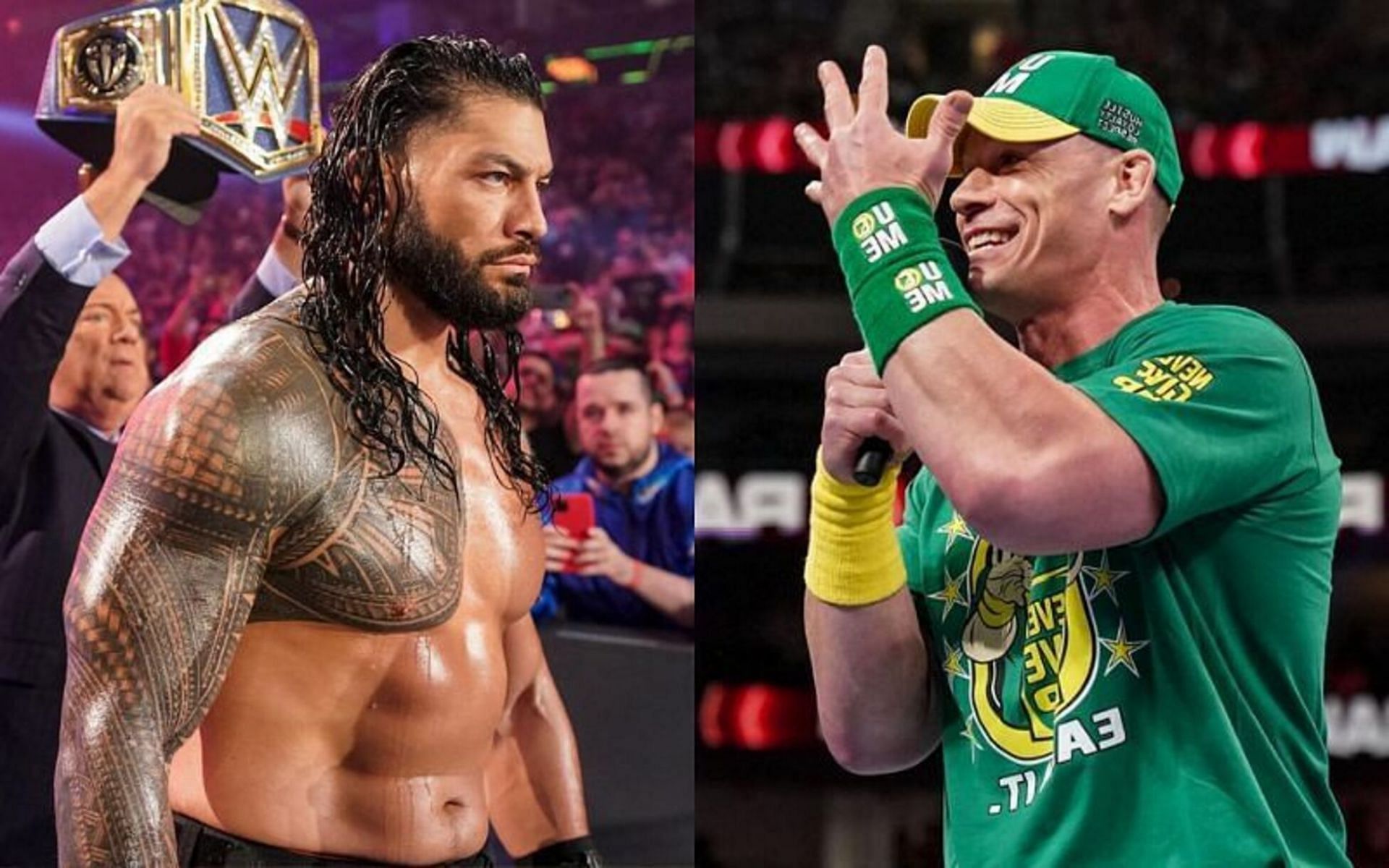Universal Champion Roman Reigns; John Cena