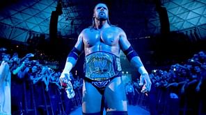 How many times has Triple H held a world title?