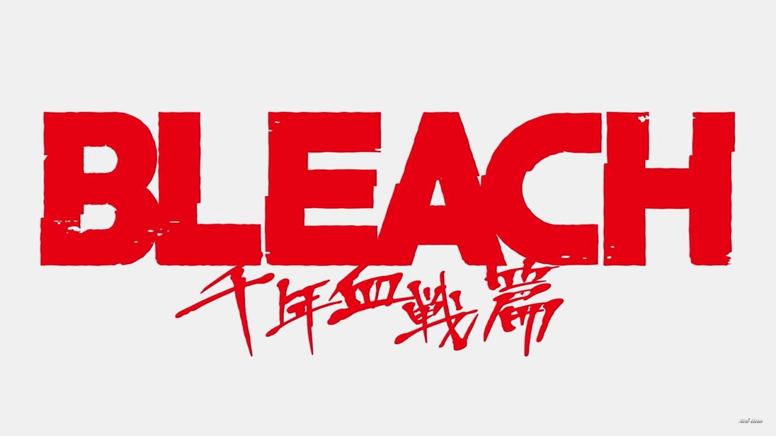 Bleach 2022 anime trailer title art (Image via YouTube)