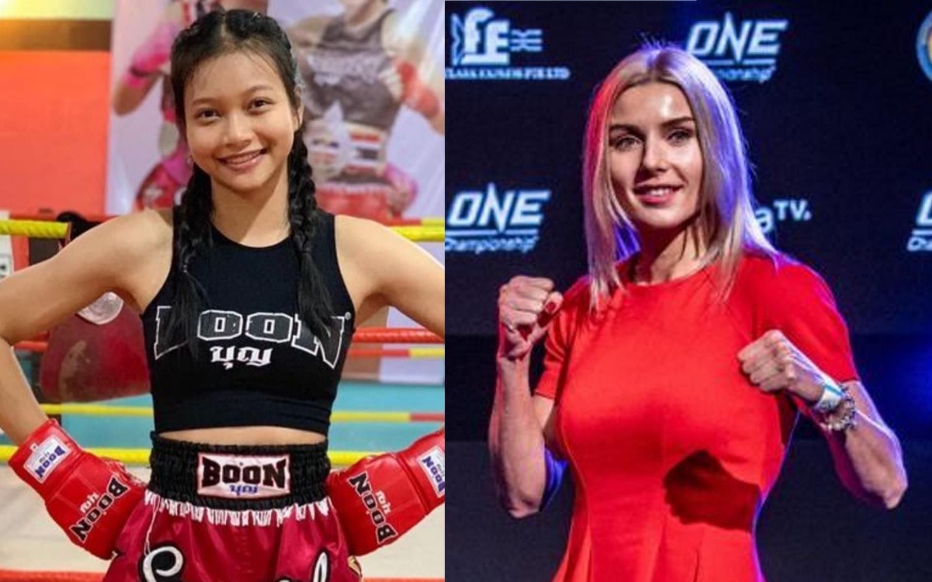 Supergirl (Left) will face Ekateryna Vandaryeva (Right) in early January | [Photos: ONE Championship]