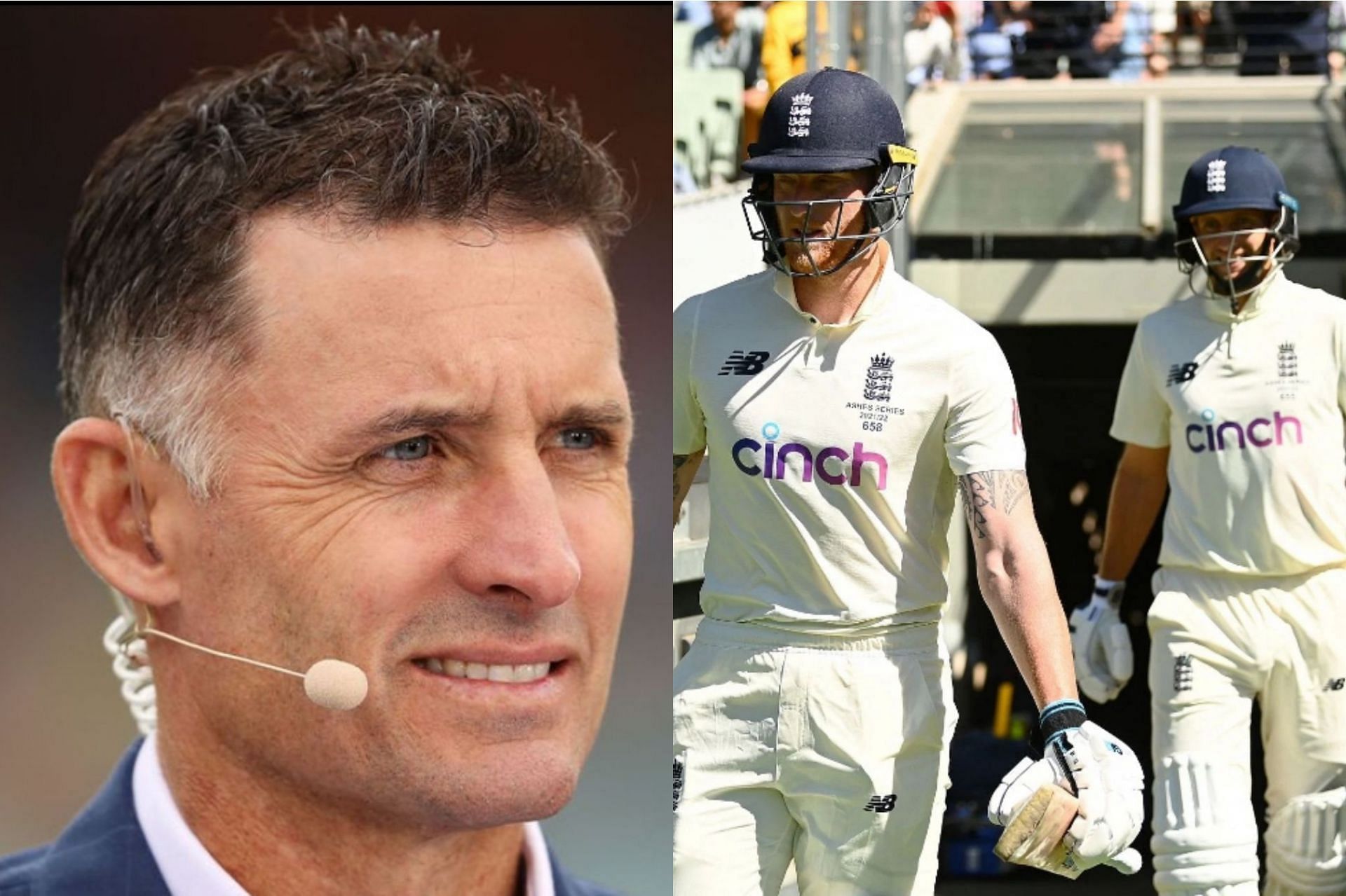 Michael Hussey (left) says England will be &quot;utterly disappointed&quot;