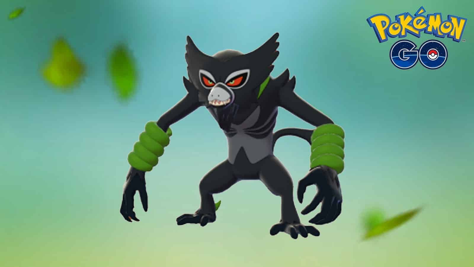 Zarude is a recent inclusion but is considerably strong (Image via Niantic)