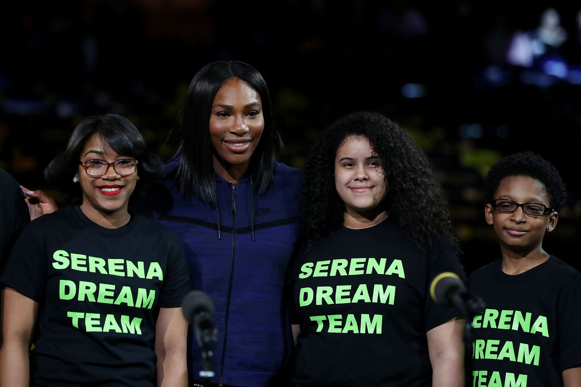 Members of the &#039;Boys &amp; Girls Club&#039; performed for Serena Williams in 2016