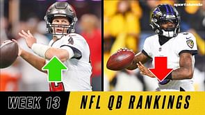 NFL QB Rankings Week 14: Tom Brady reigns supreme while doubts emerge over Lamar Jackson