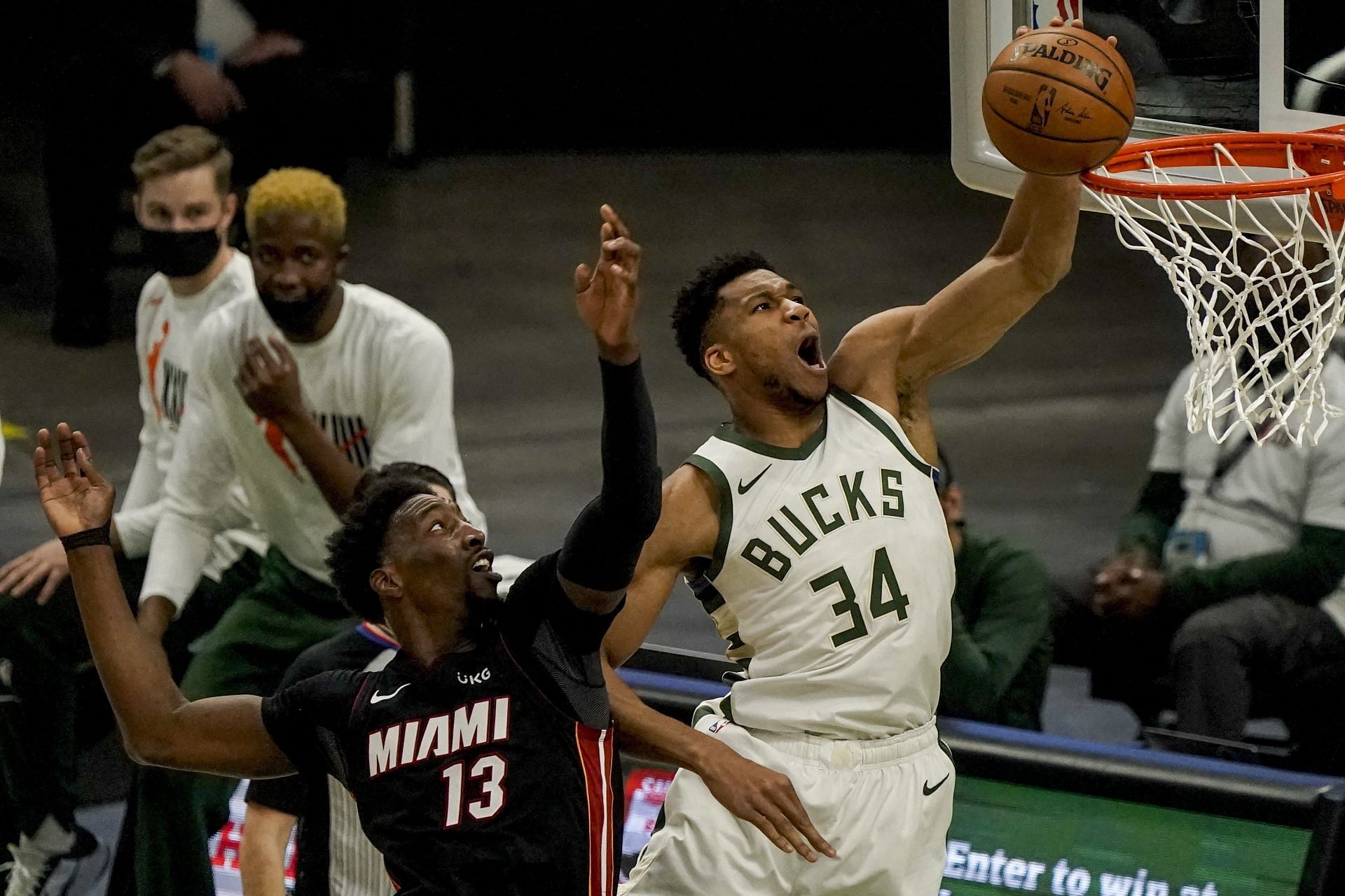 The Miami Heat and Milwaukee Bucks will meet for the second time this season on Saturday at the Fiserv Forum. [Photo: AZCentral]