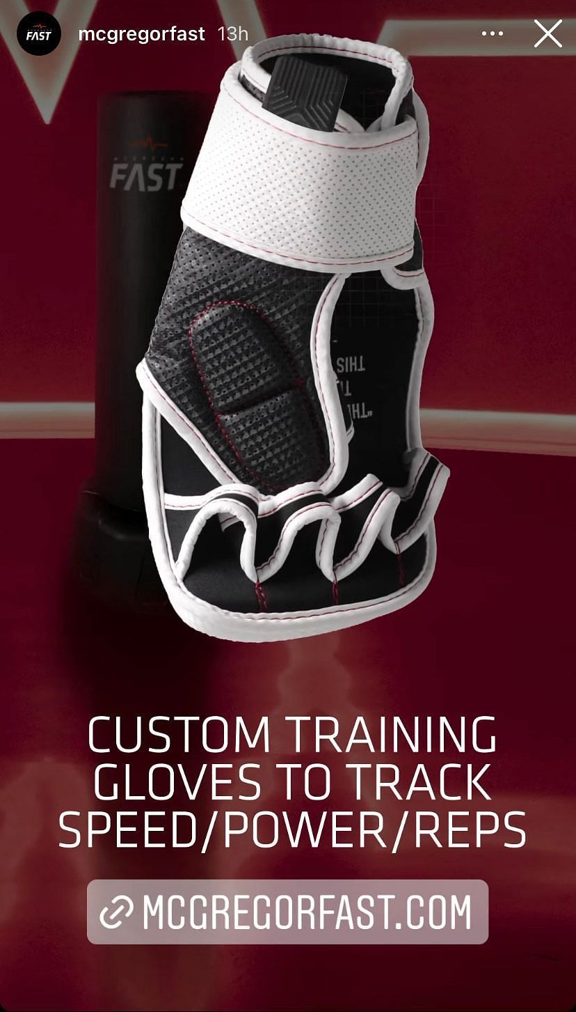 Conor McGregor&#039;s McGregor FAST MMA training gloves