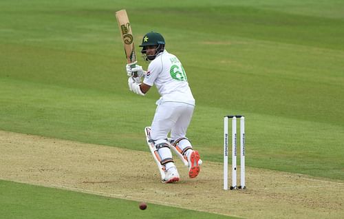 Abid Ali in action for Pakistan.