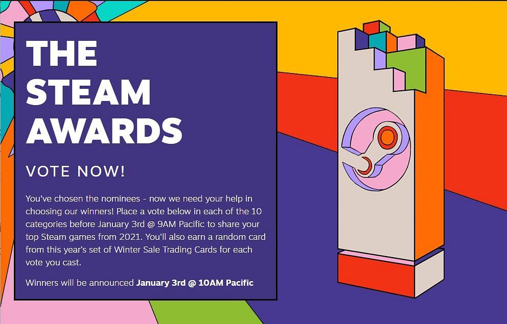 Steam Awards 2022 Voting Is Now Live: How to Vote for Each PC Game  Category, Best Steam Winter Sale Deals, More