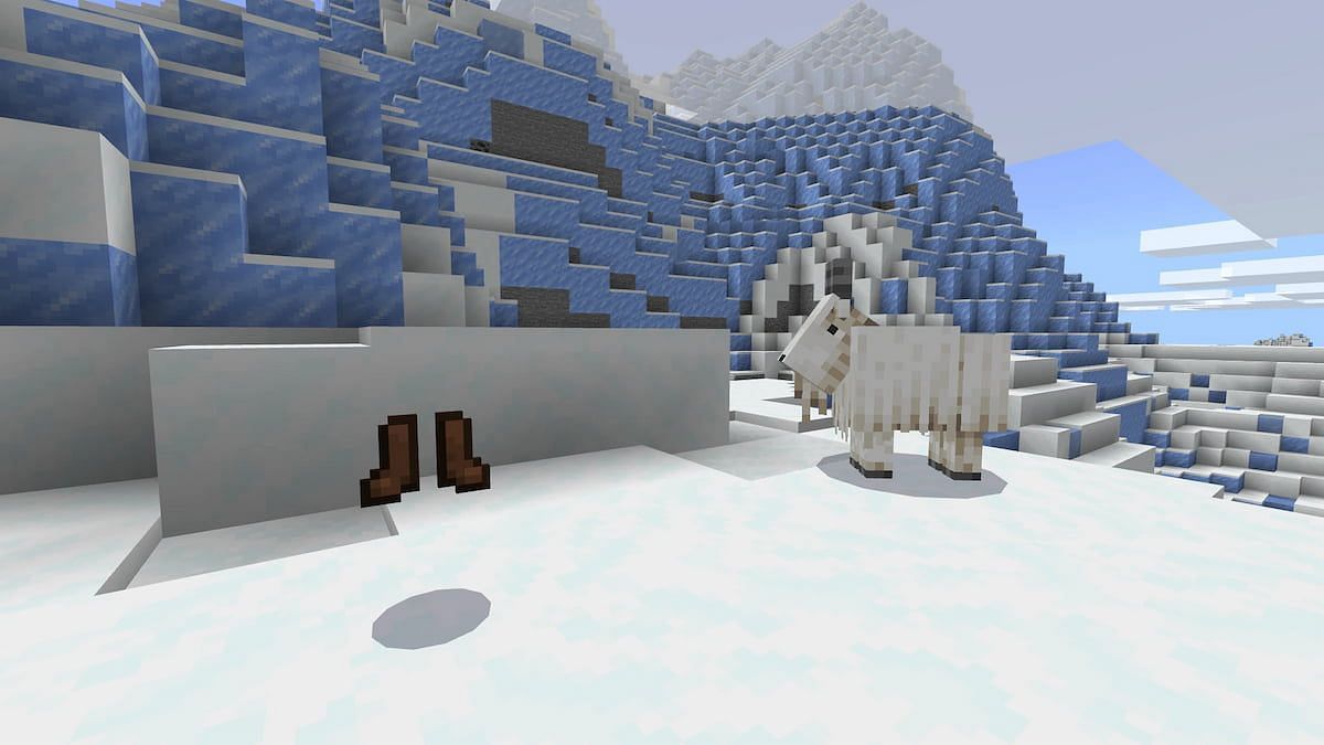 Frozen Peaks would make for an interesting PvP map (Image via Minecraft)