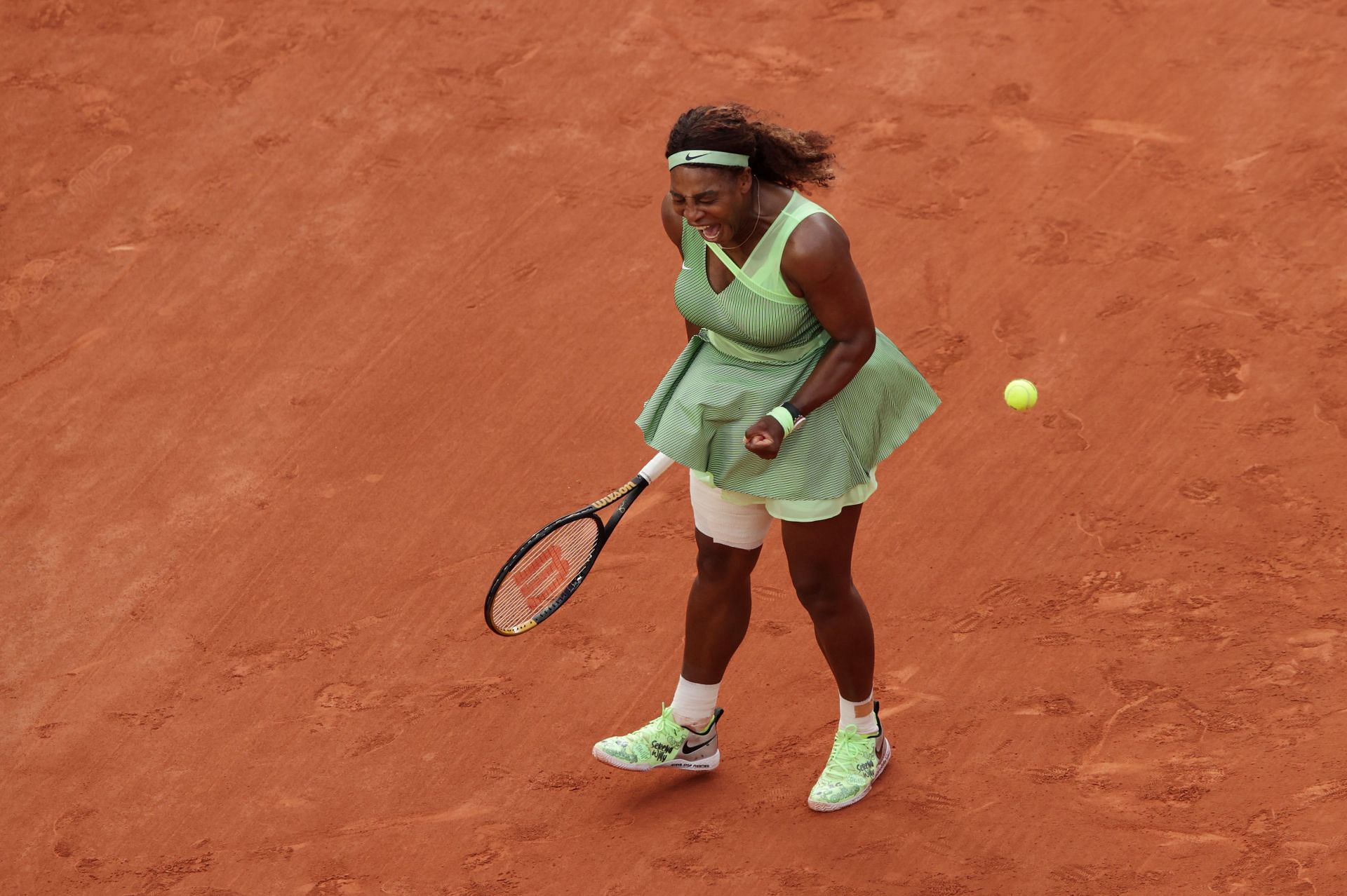 Serena Williams at the French Open 2021
