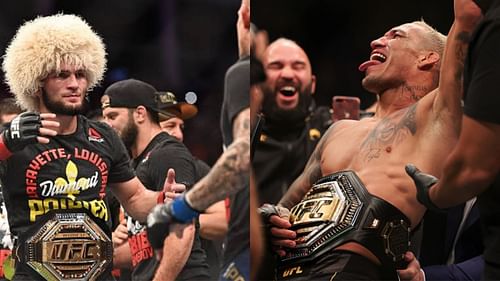 Khabib Nurmagomedov has reacted to Charles Oliveira's win from UFC 269