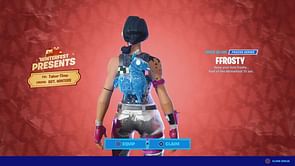 How to get the Ffrosty WinterFest back bling early in Fortnite Chapter 3