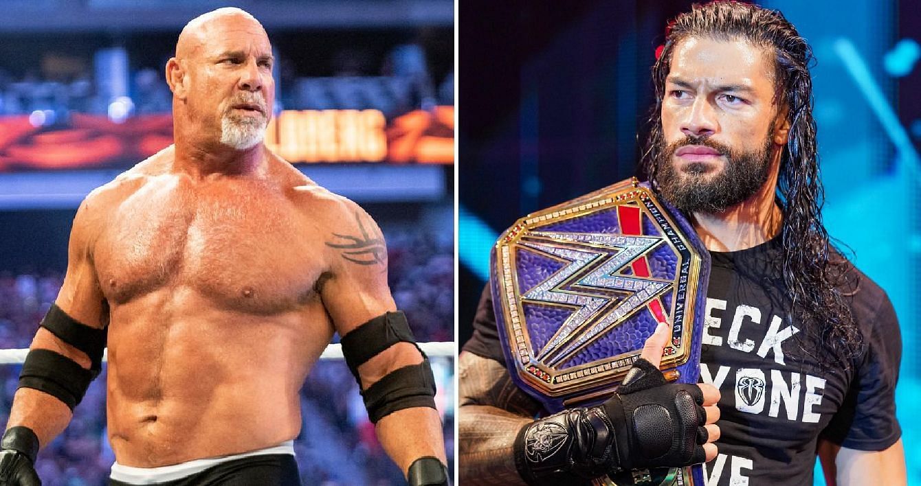 Roman Reigns has never faced WWE Hall of Famer Goldberg.