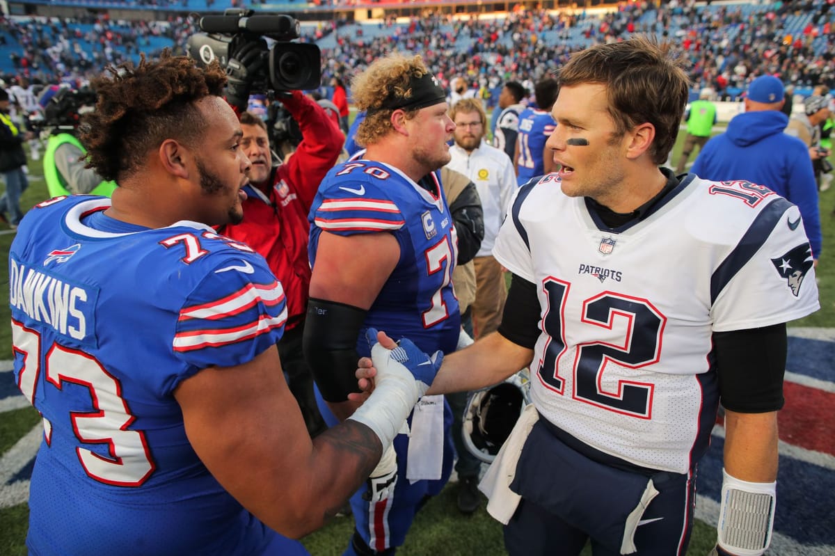 What is Tom Brady's record against Buffalo Bills?