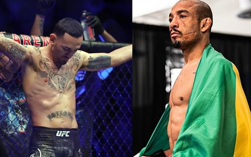 Max Holloway (left), Jose Aldo (right) [Credits: @blessedmma, @josealdojunioroficial via Instagram]