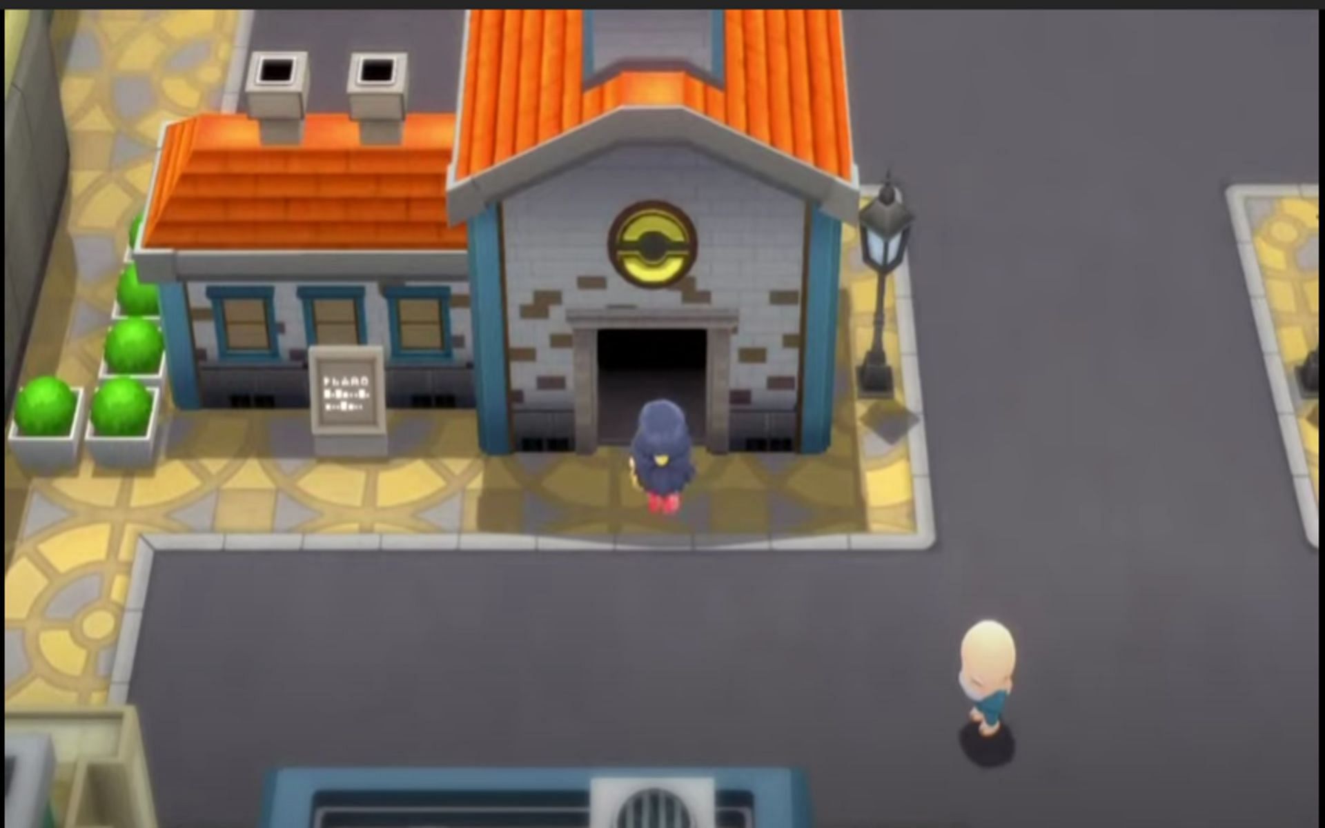 Después de la falla, no se puede acceder a los edificios (Imagen a través de The Pokemon Company)
