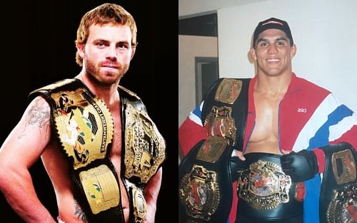 Jens Pulver (left), Frank Shamrock (right) [Images via; @jenspulver @frankshamrock on Instagram]