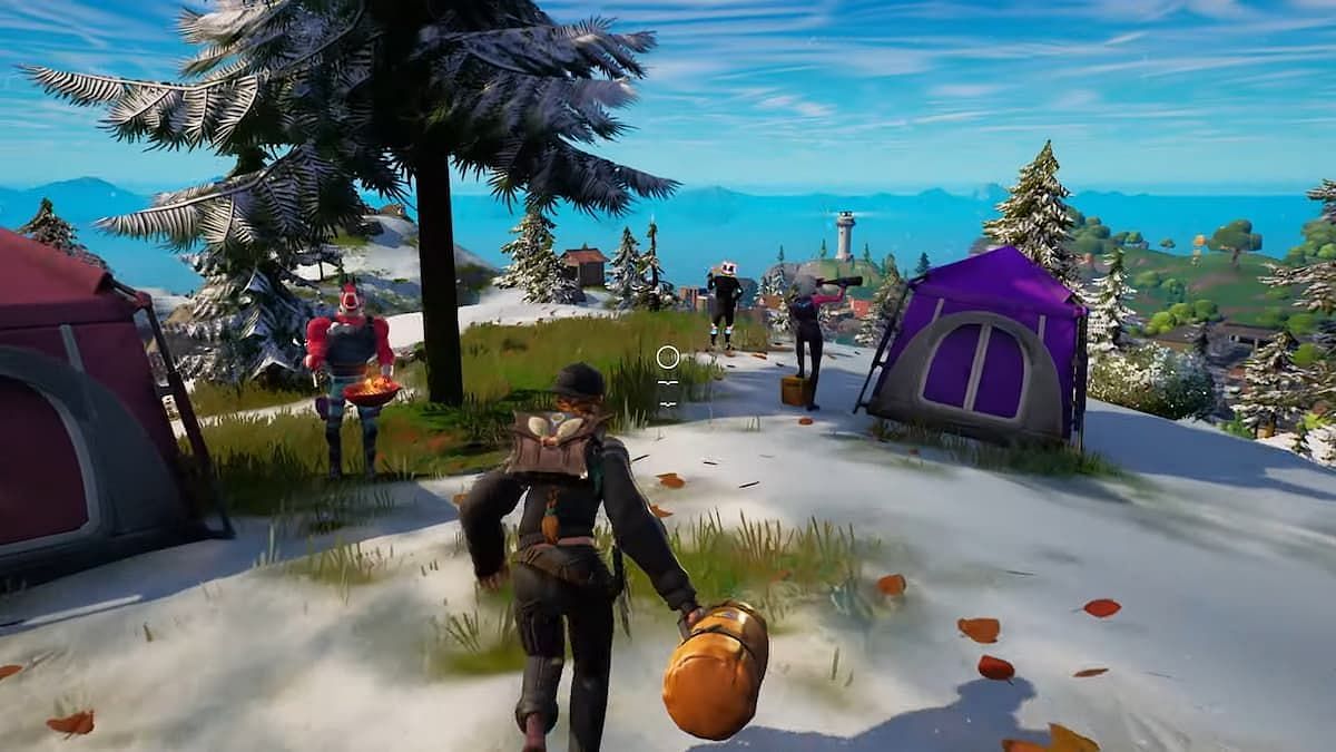 Tents in Fortnite Chapter 3 Season 1 (Image via Epic Games)