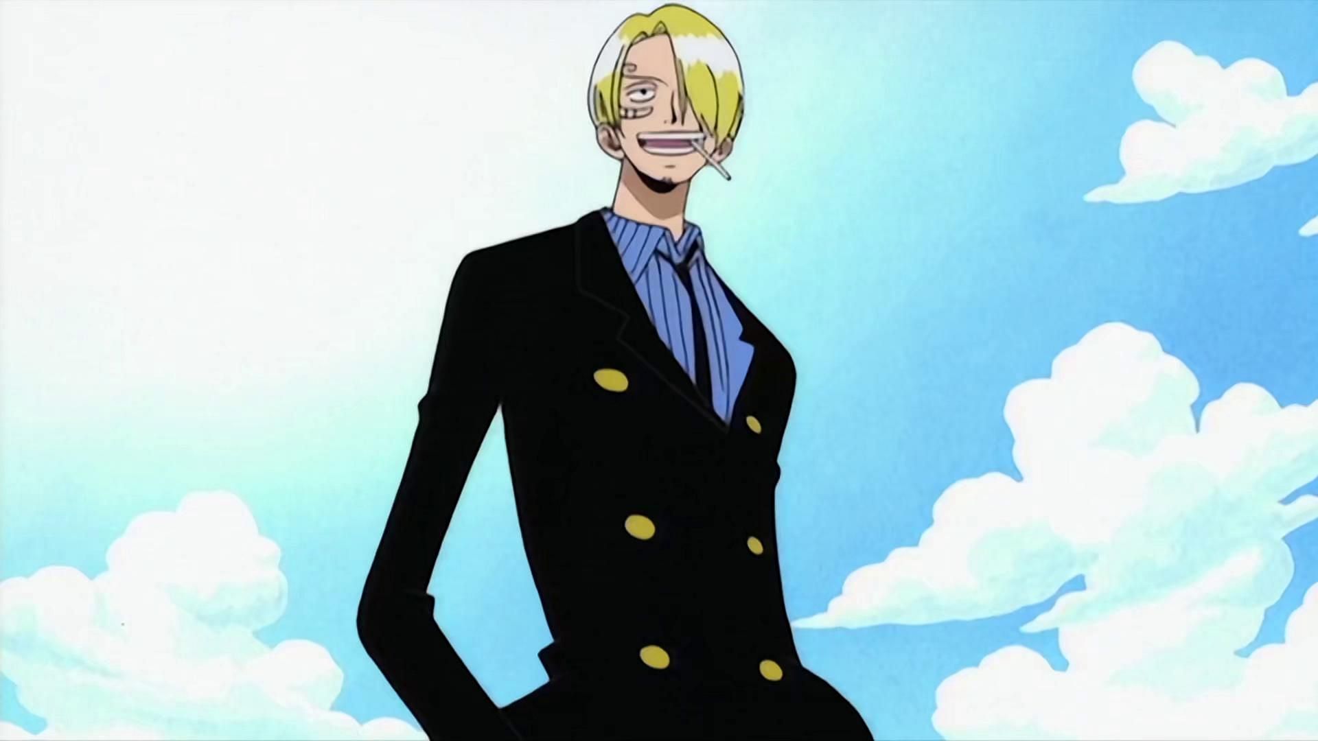 Sanji seen in the One Piece anime pre-timeskip. (Image via Toei Animation)