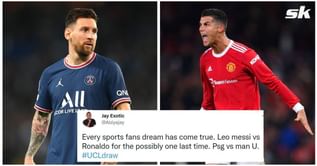 Twitter explodes as Lionel Messi and Cristiano Ronaldo set for UEFA Champions League showdown