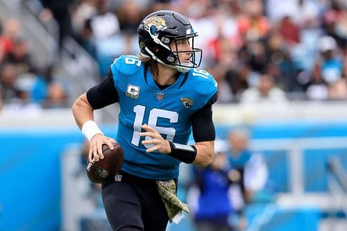 Jacksonville Jaguars QB Trevor Lawrence v Atlanta Falcons