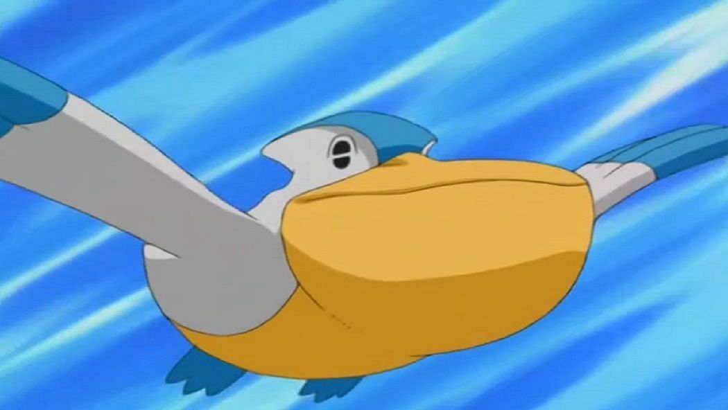 Pelipper in the anime (Image via The Pokemon Company)
