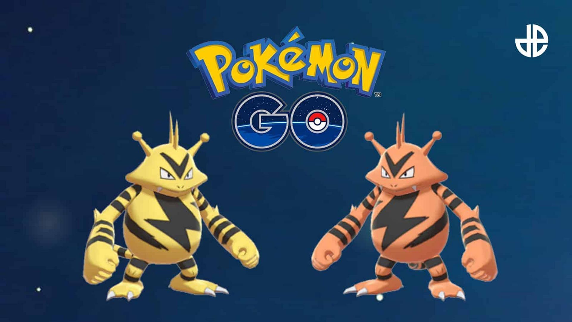 A standard and shiny Electabuzz as they appear in Pokemon GO (Image via Niantic)