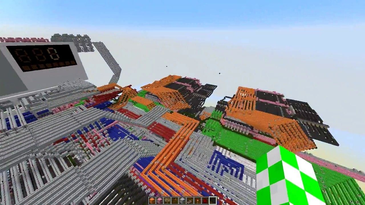 Minecraft Redditor Builds Massive Cpu In The Game