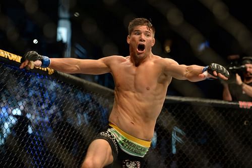 Josh Thomson celebrates a victory PC: UFC