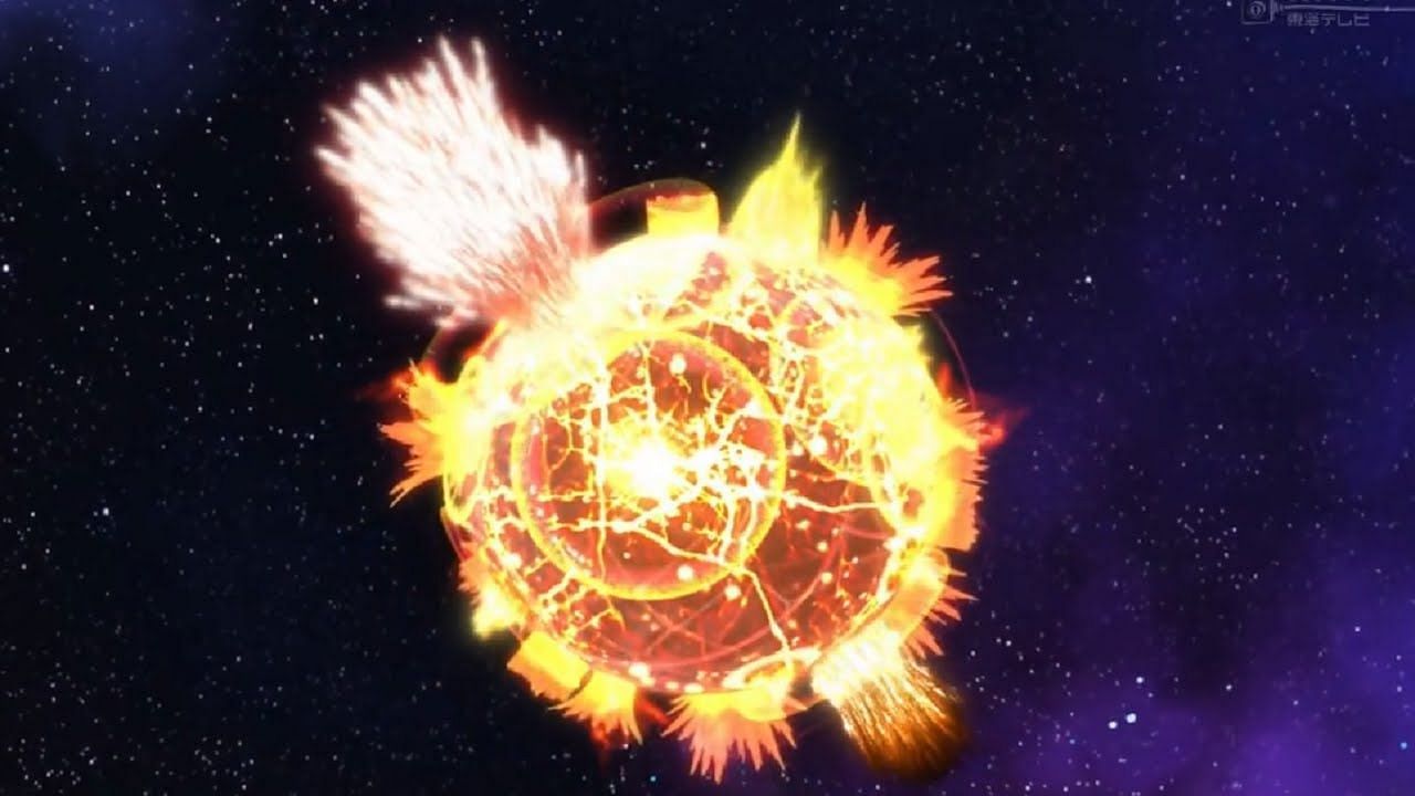 Earth exploding in Dragon Ball (Image via YouTube/Barricade2091)