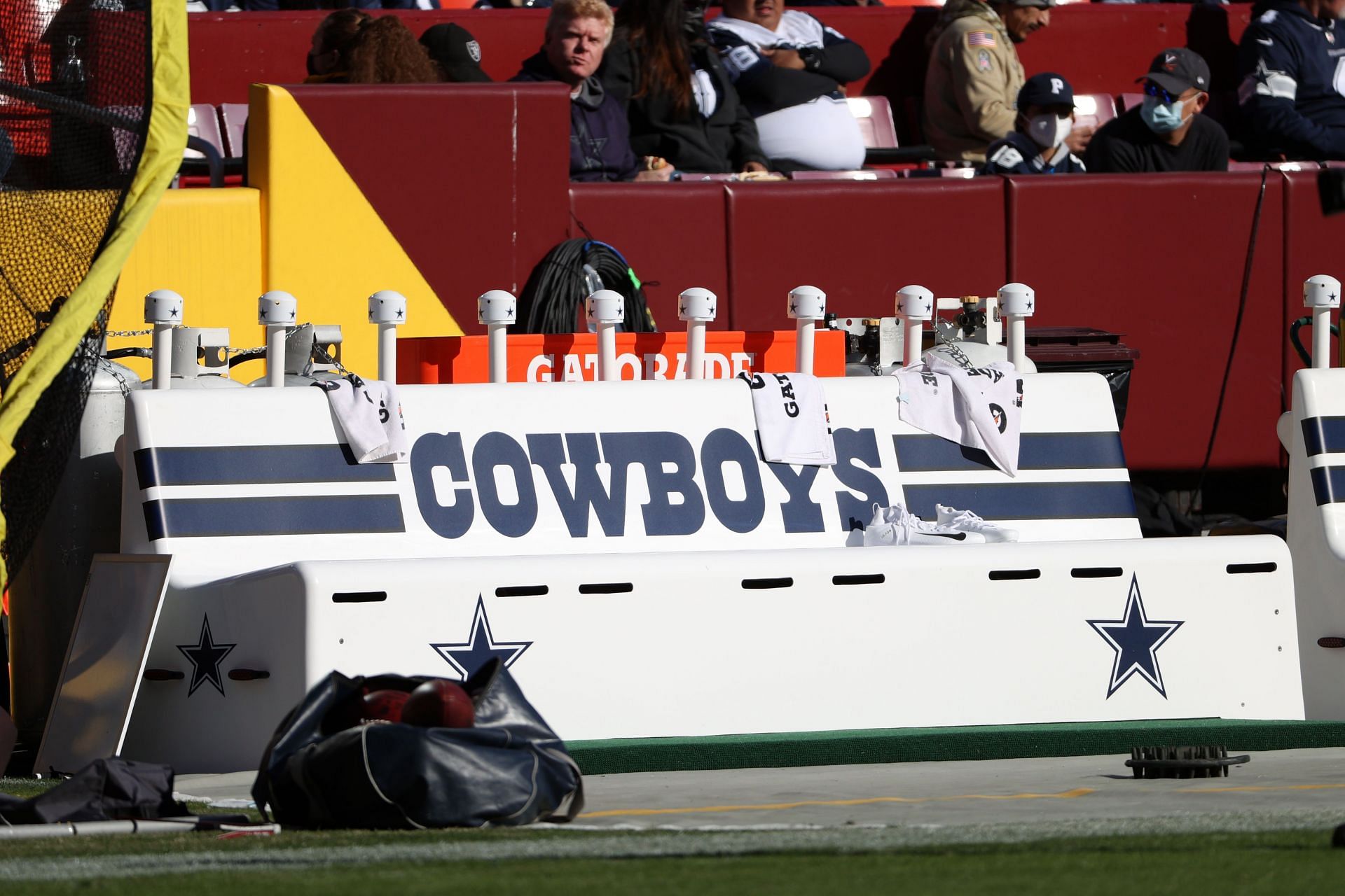 A BYOB affair: Why the Dallas Cowboys brought their own benches to