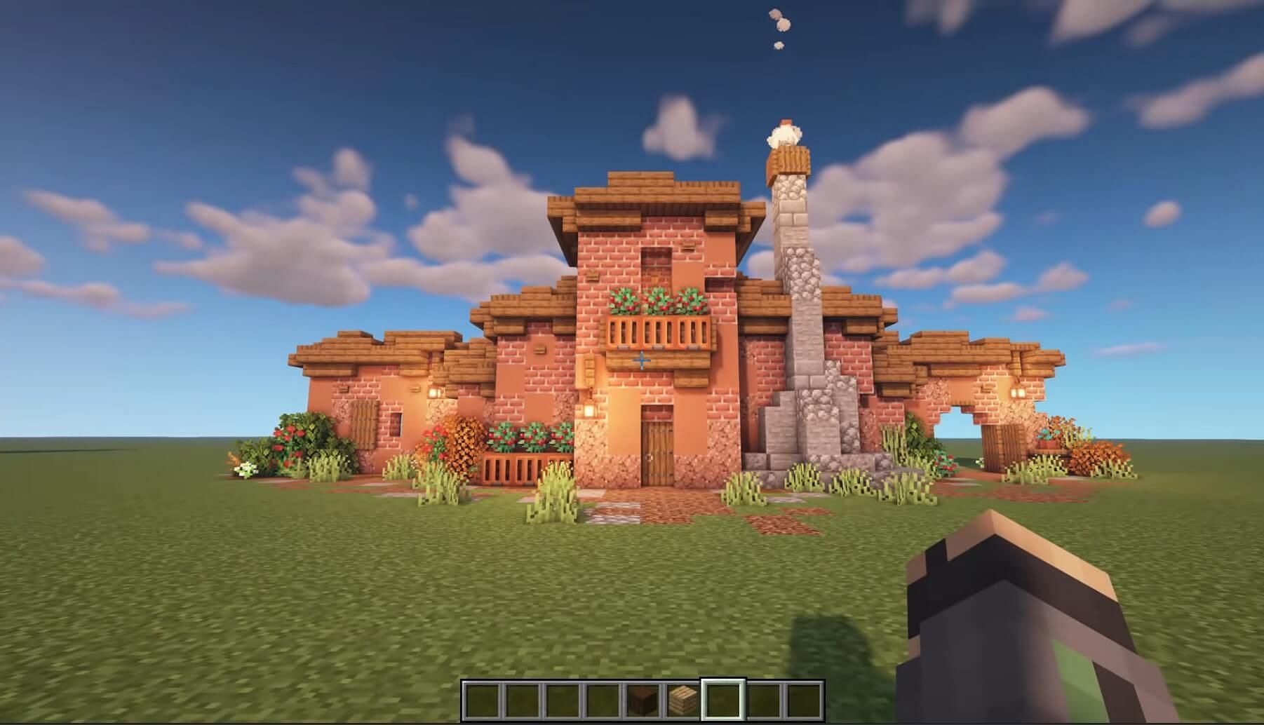 Minecraft builds are better with certain blocks (Image via Minecraft)