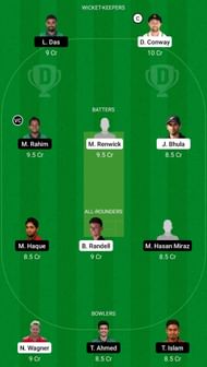 NZ-XI vs BAN Dream11 Fantasy Suggestion #1 - 2021