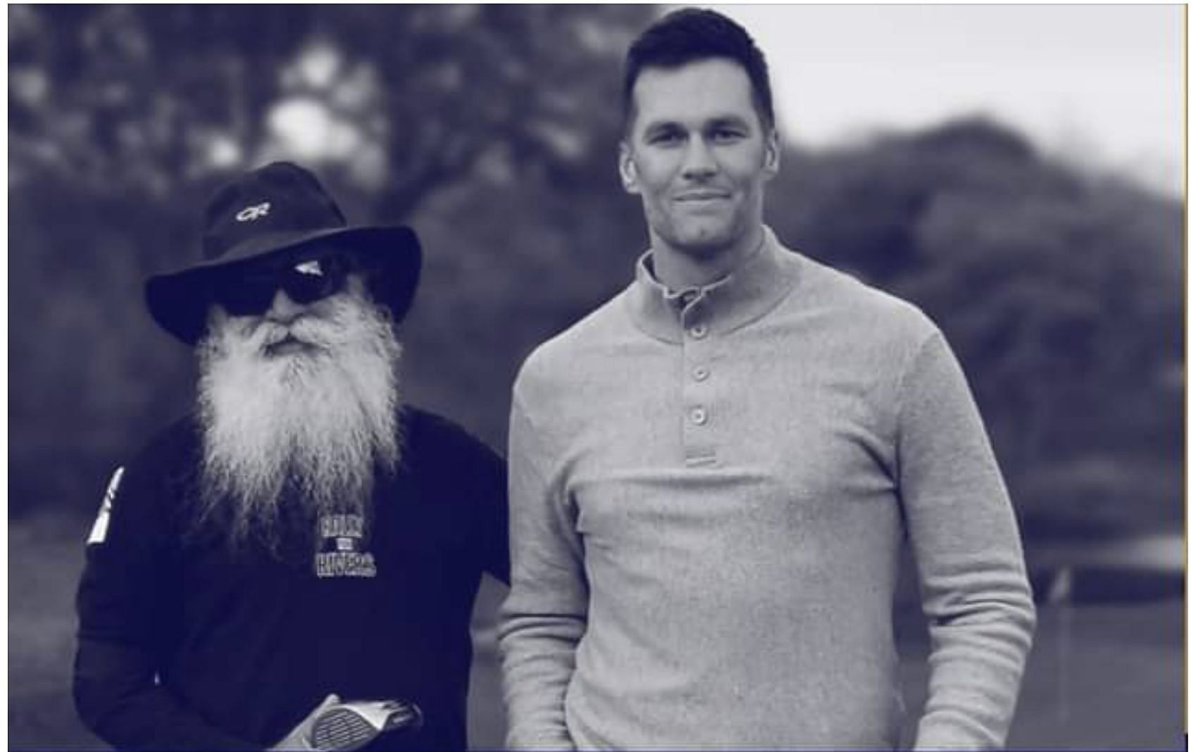 Tampa Bay Buccaneers QB Tom Brady and Indian Guru Sadhguru