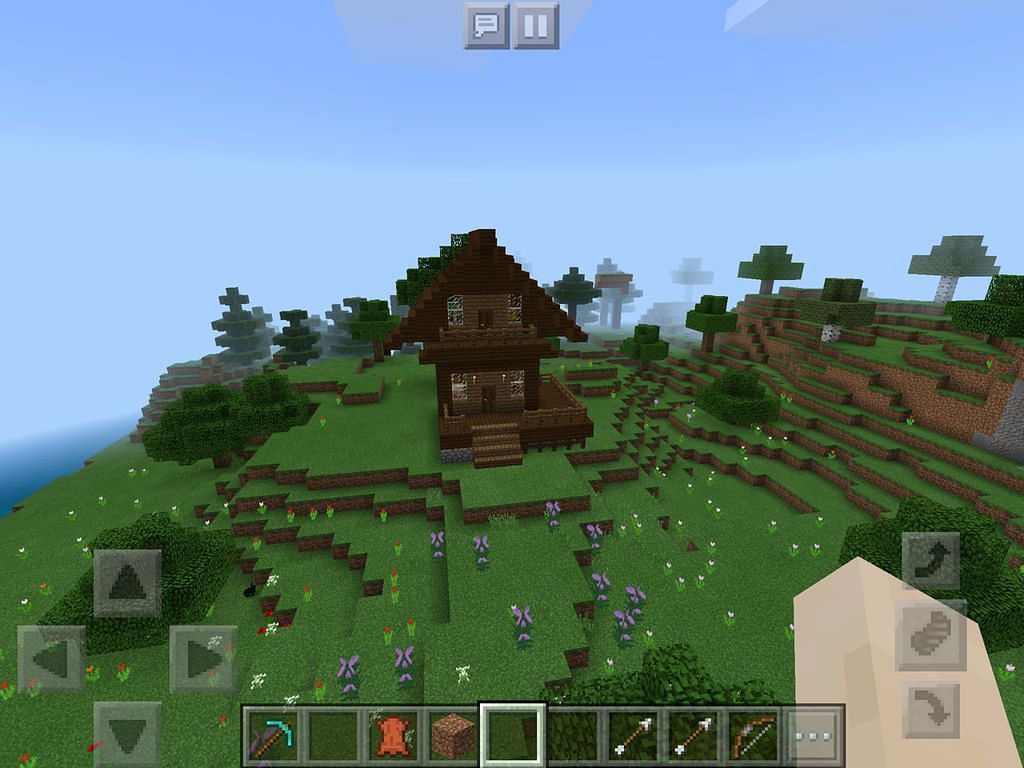 Meadow house in Minecraft (Image via Deviant Art)