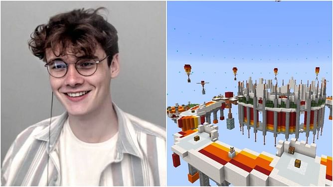 "Oh my God!": Minecraft streamer Wilbur Soot aces MCC Sky Battle game