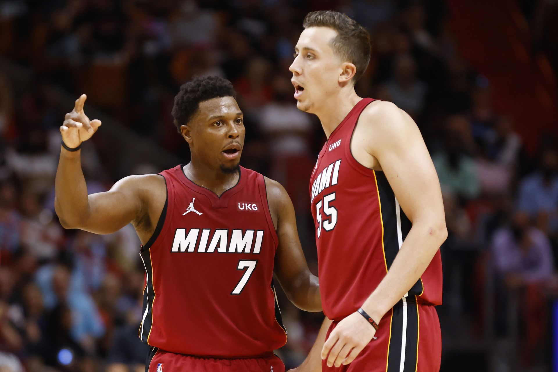 Kyle Lowry in conversation with Duncan Robinson