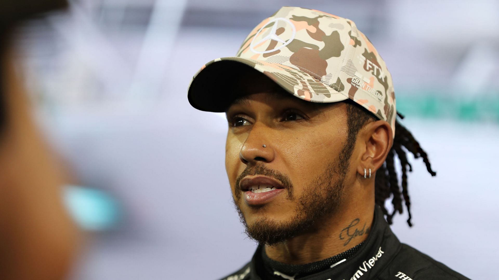Lewis Hamilton qualified in second place for the 2021 Abu Dhabi Grand Prix