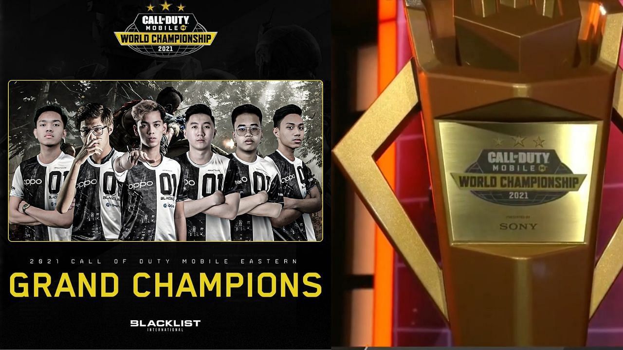 Blacklist International wins COD Mobile World Championship 2021 East Finals (Image via Twitter/Blacklist)