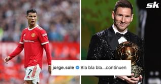 "Bla Bla Bla.. carry on" - Lionel Messi's father appears to take swipe at Cristiano Ronaldo and critics after son's 7th Ballon d'Or win