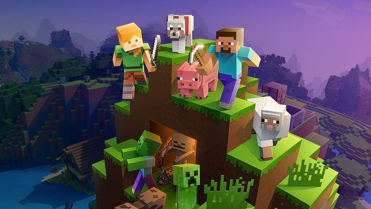 Minecraft has surpassed one trillion views on YouTube (Image via Minecraft)