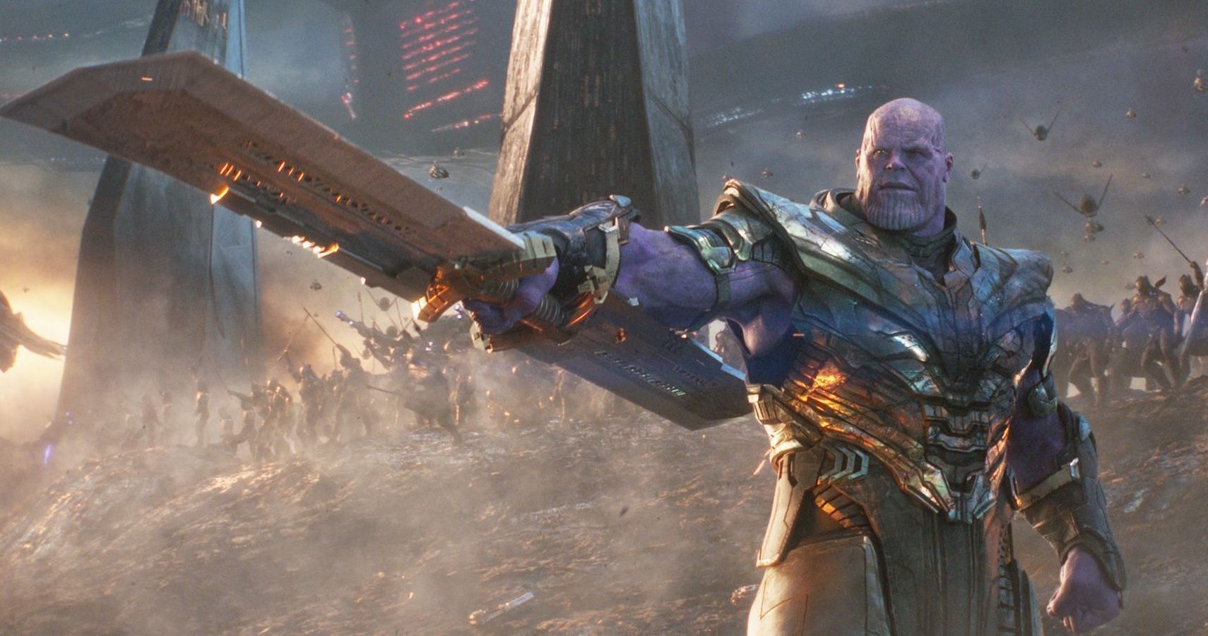 The MCU's incarnation of Thanos is quite muscular and well-built. (Image via Disney)