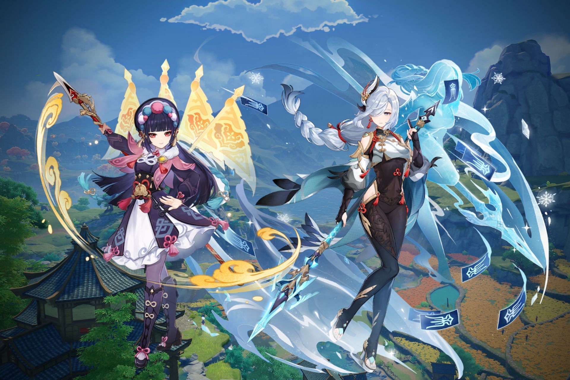 Shenhe and Yunjin are speculated to be released in version 2.4 (Image via Genshin Impact)