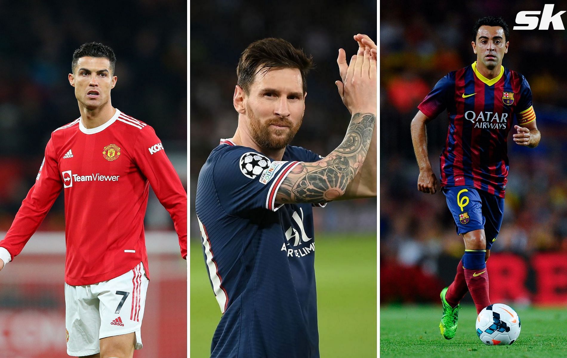 Lionel Messi, Cristiano Ronaldo and Xavi are among the greatest winners since 2000